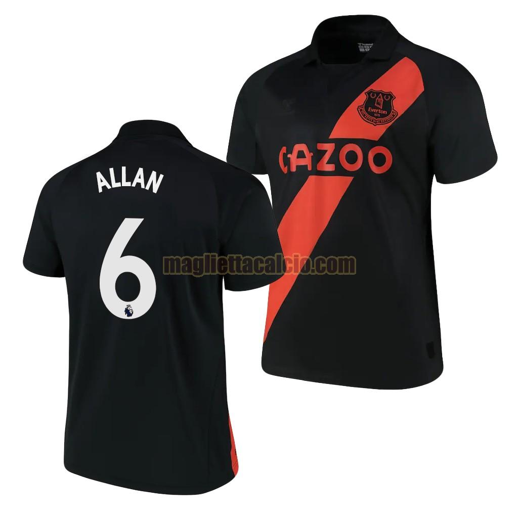 maglia allan 6 everton uomo seconda 2021-2022