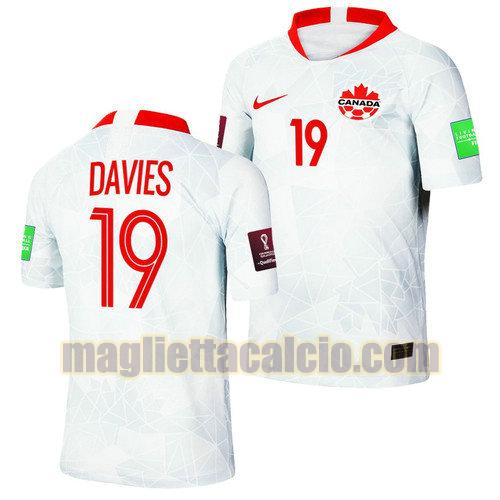 maglia alphonso davies 19 canada uomo seconda 2022