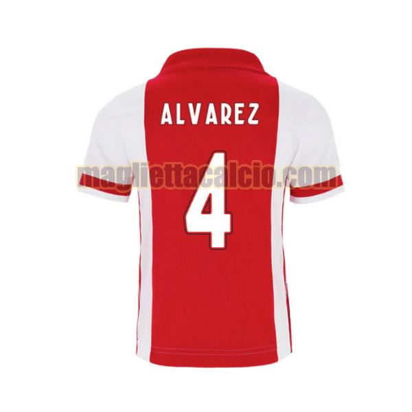 maglia alvarez 4 ajax uomo prima 2020-2021