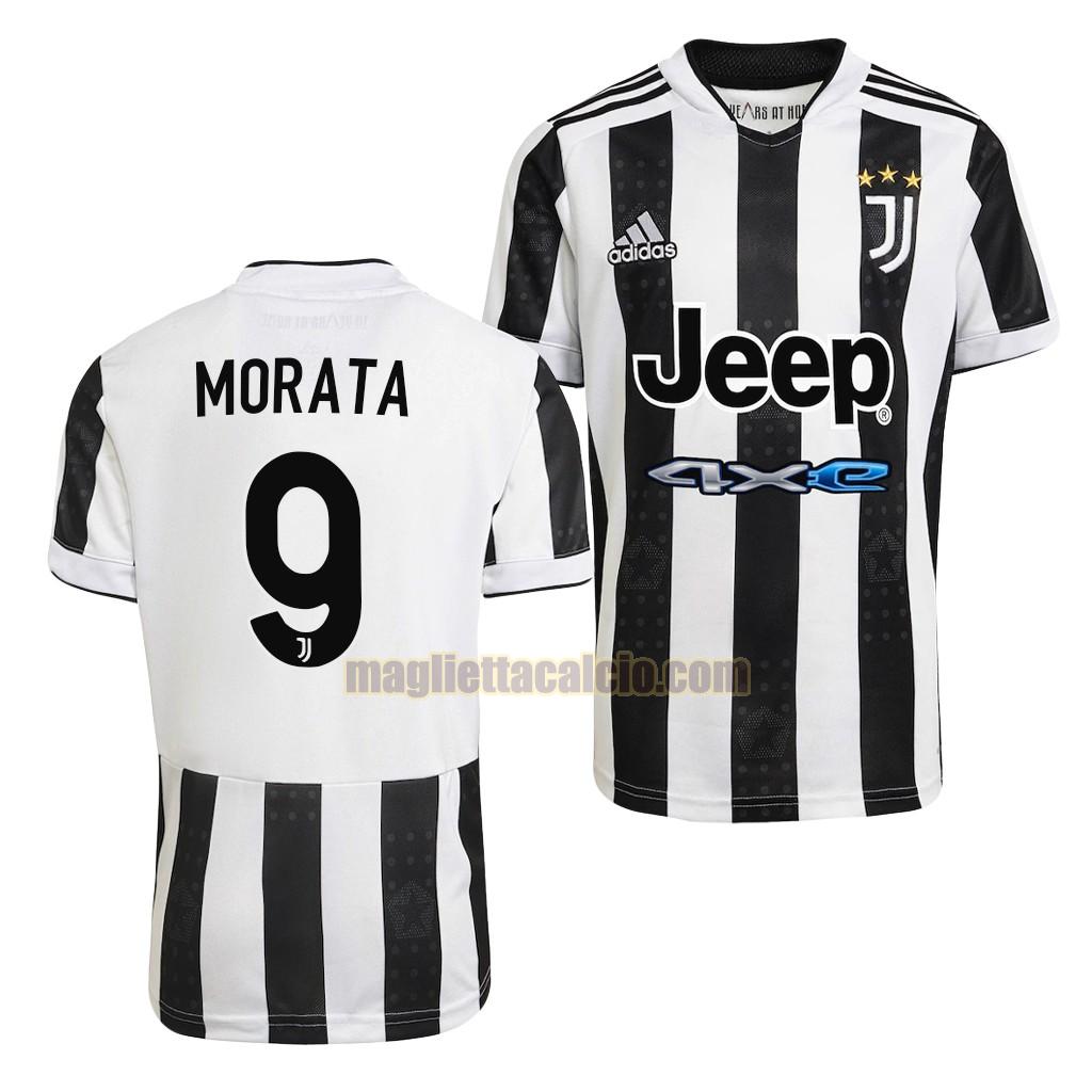 maglia alvaro morata 9 juventus uomo prima 2021-2022