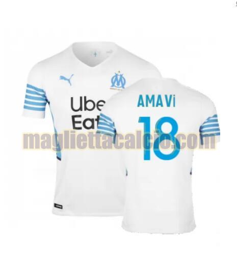 maglia amavi 18 olympique marsiglia uomo prima 2021-2022