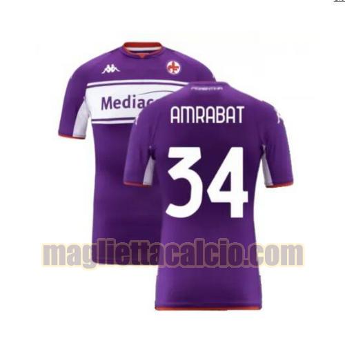 maglia amrabat 34 fiorentina uomo prima 2021-2022