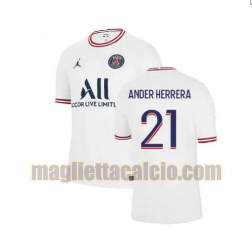 maglia ander herrera 21 paris saint germain uomo 4th 2021-2022