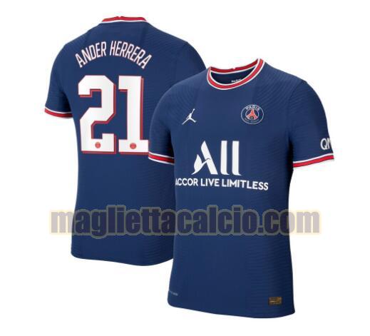 maglia ander herrera 21 paris saint germain uomo prima 2021-2022