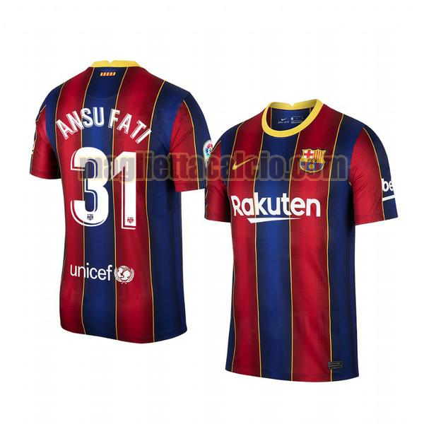 maglia ansu fati 31 barcellona uomo prima 2020-2021