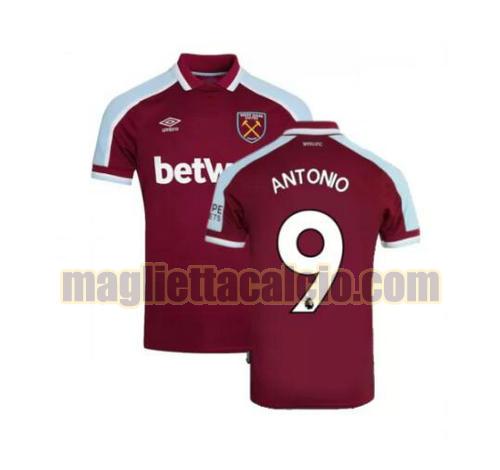 maglia antonio 9 west ham united uomo prima 2021-2022