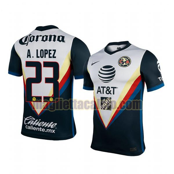 maglia antonio lopez 23 club américa uomo seconda 2020-2021