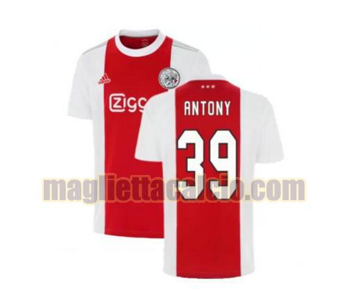 maglia antony 39 ajax uomo prima 2021-2022