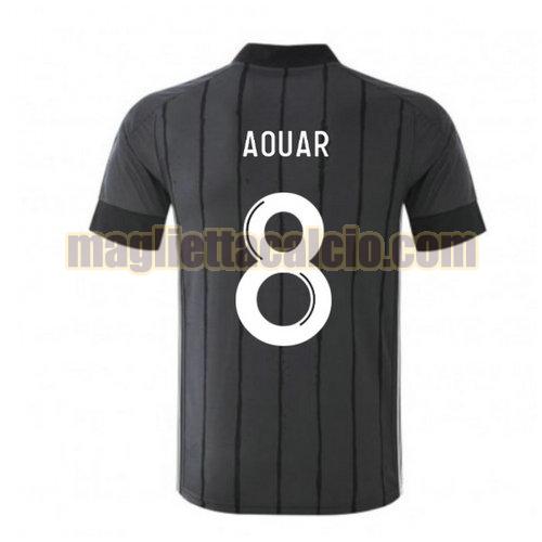 maglia aouar 8 olympique lyon uomo seconda 2020-2021