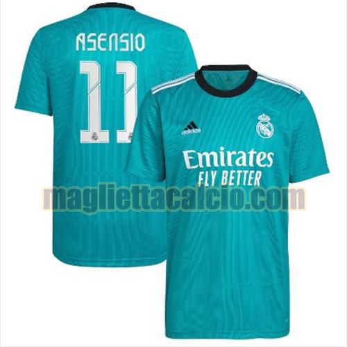 maglia asensio 11 real madrid uomo terza 2021-2022