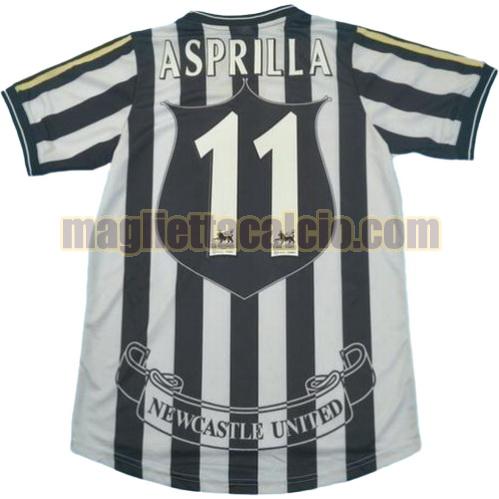 maglia asprilla 11 newcastle united uomo prima divisa 1997-1999