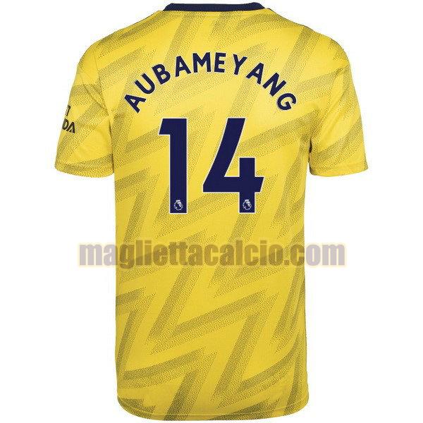 maglia aubameyang 14 arsenal uomo seconda divise 2019-2020