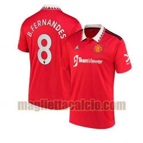 maglia b.fernandes 8 manchester united uomo prima 2022-2023