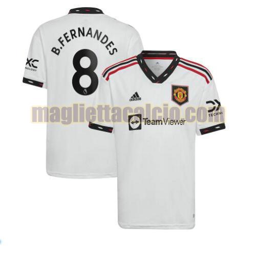 maglia b.fernandes 8 manchester united uomo seconda 2022-2023