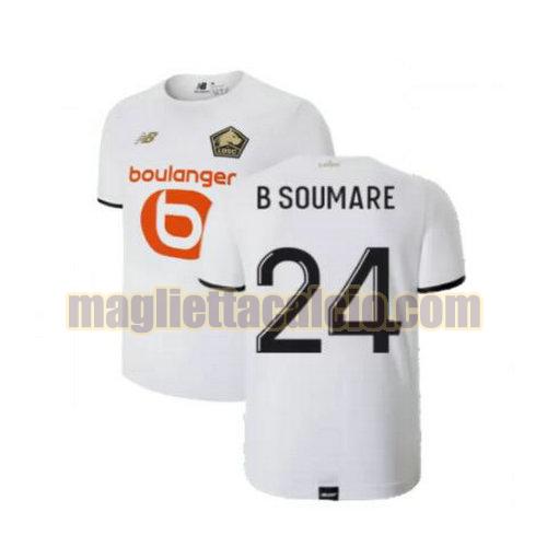 maglia b soumare 24 lille uomo seconda 2021-2022