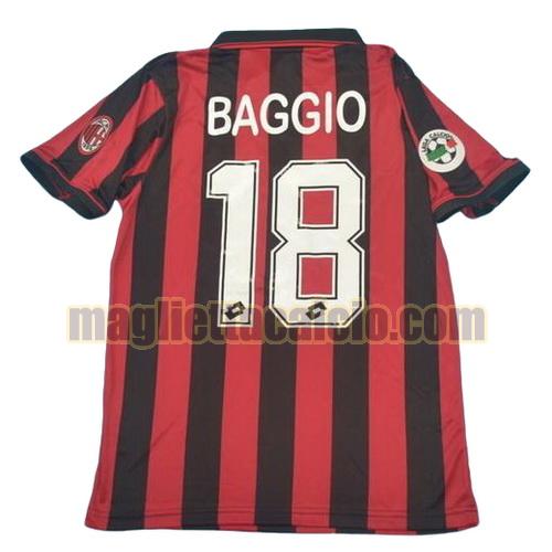 maglia baggio 18 ac milan uomo prima divisa 1996