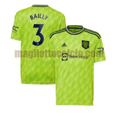 maglia bailly 3 manchester united uomo terza 2022-2023