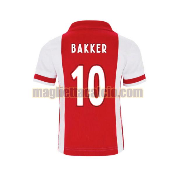 maglia bakker 10 ajax uomo prima 2020-2021