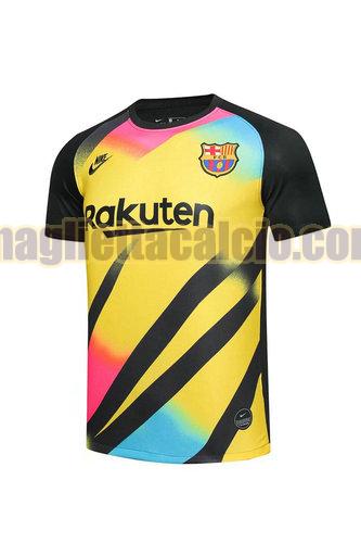 maglia barcellona uomo nero giallo portiere 2020-2021