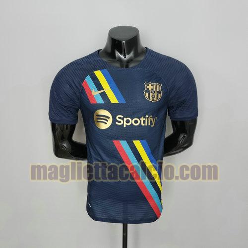 maglia barcellona uomo player version cyan 2022-2023