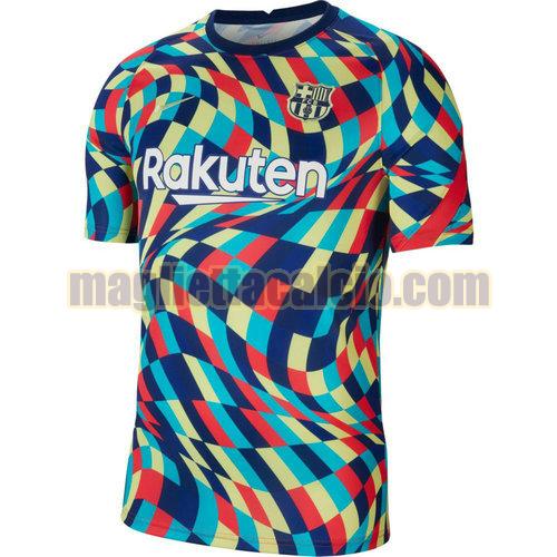 maglia barcellona uomo pre-partita 2021-2022