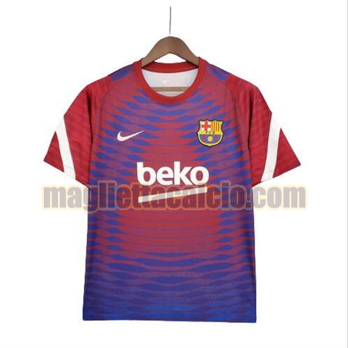 maglia barcellona uomo tuta rosso e blu 2021-2022