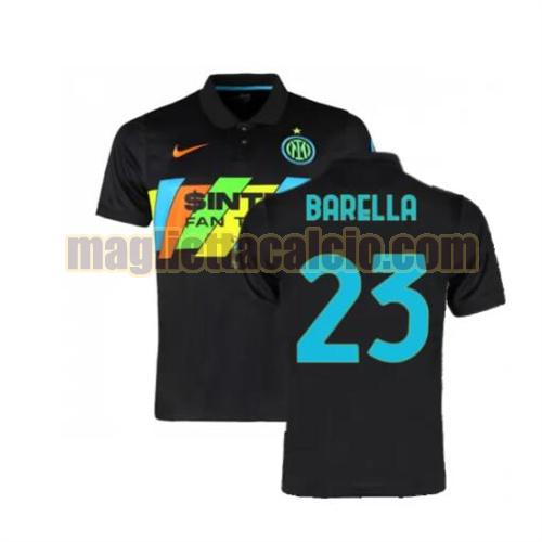 maglia barella 23 inter milan uomo terza 2021-2022