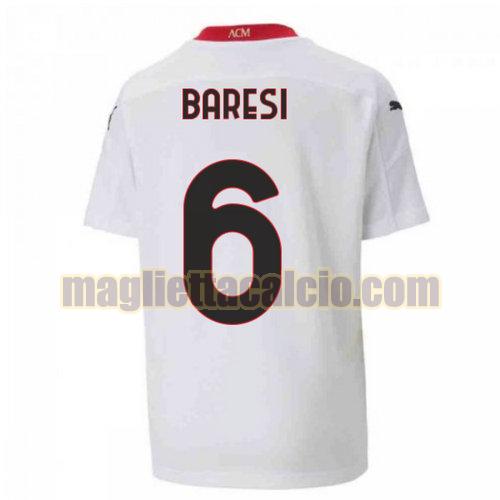 maglia baresi 6 ac milan uomo seconda 2020-2021