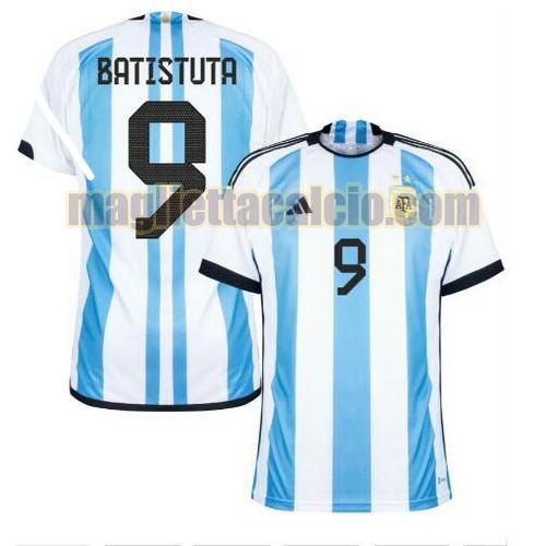 maglia batistuta 9 argentina uomo prima 2022
