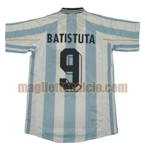 maglia batistuta 9 argentina uomo prima divisa coppa del mondo 1998