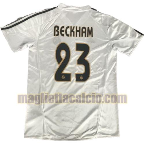 maglia beckham 23 real madrid uomo prima divisa 2003-2004