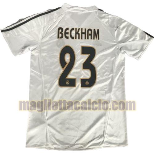 maglia beckham 23 real madrid uomo prima divisa 2003-2004