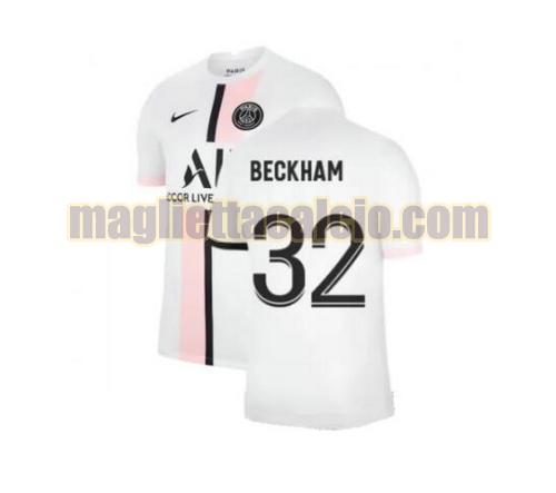 maglia beckham 32 paris saint germain uomo seconda 2021-2022