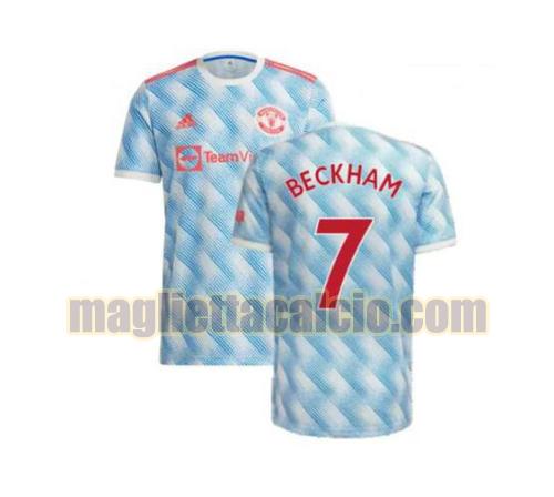 maglia beckham 7 manchester united uomo seconda 2021-2022