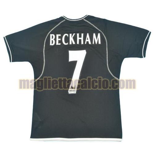 maglia beckham 7 manchester united uomo seconda divisa 2000-2002
