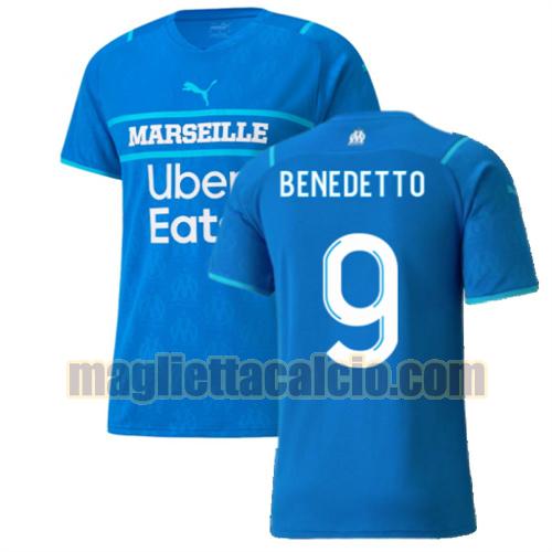 maglia benedetto 9 olympique marsiglia uomo terza 2021-2022