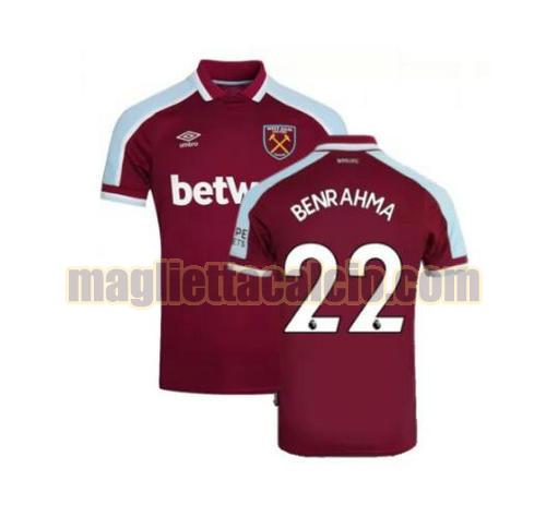 maglia benrahma 22 west ham united uomo prima 2021-2022