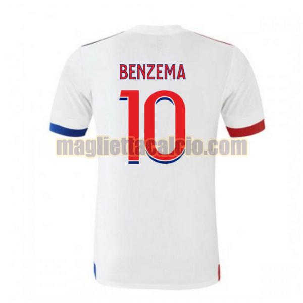 maglia benzema 10 olympique lyon uomo prima 2020-2021