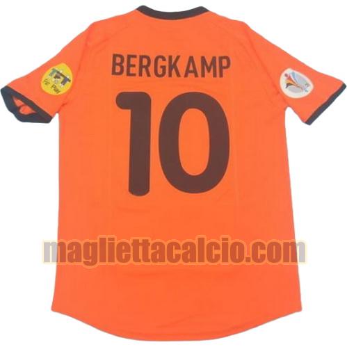 maglia bergkamp 10 olanda uomo prima divisa 2000