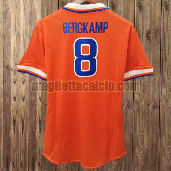 maglia bergkamp 8 olanda arancione prima 1997