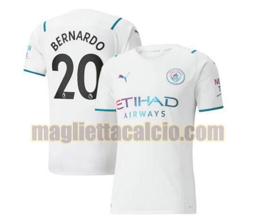maglia bernardo 20 manchester city uomo seconda 2021-2022