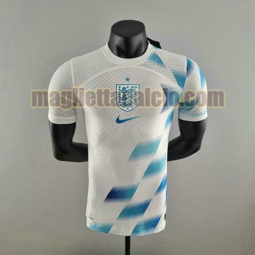 maglia bianco blu inghilterra uomo pre-match 2022-2023