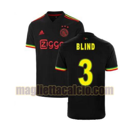 maglia blind 3 ajax uomo terza 2021-2022