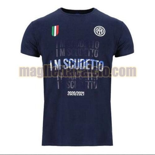 maglia blu inter milan uomo festeggiamo il campionato italiano 2021-2022