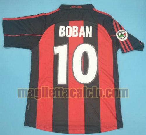 maglia boban 10 ac milan uomo prima divisa 2000-2002