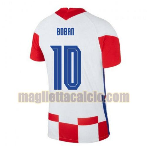 maglia boban 10 croazia uomo prima 2020-2021