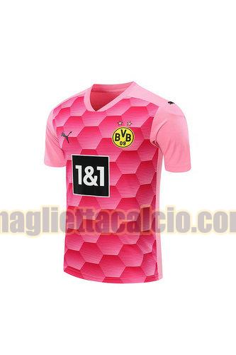 maglia borussia dortmund uomo rosa portiere 2020-2021