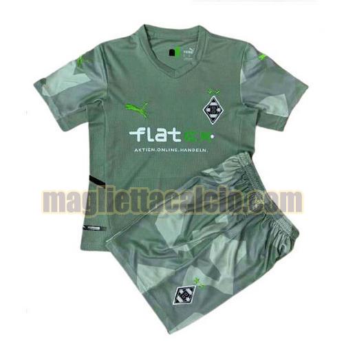 maglia borussia mönchengladbach bambino seconda 2021-2022