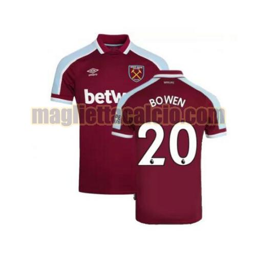 maglia bowen 20 west ham united uomo prima 2021-2022
