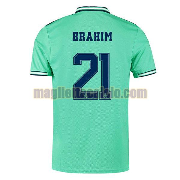 maglia brahim 21 real madrid uomo terza divise 2019-2020